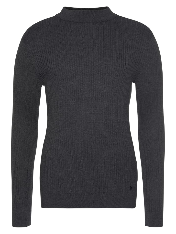 Свитер с воротником-стойкой в цвете антрацитовый меланж Bruno Banani
Свитер с воротником-стойкой в цвете антрацитовый меланж Bruno Banani