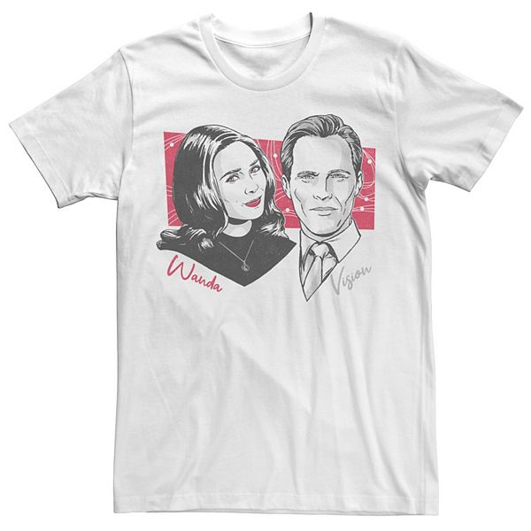 Футболка с ретро-портретом Wanda & Vision из сериала "Ванда/Вижн" Big & Tall Marvel
Футболка с ретро-портретом Wanda & Vision из сериала "Ванда/Вижн" Big & Tall Marvel