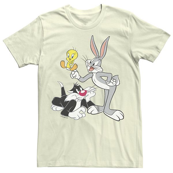 Футболка с принтом Looney Tunes Bugs Bunny, Tweety и Sylvester Licensed Character
Футболка с принтом Looney Tunes Bugs Bunny, Tweety и Sylvester Licensed Character