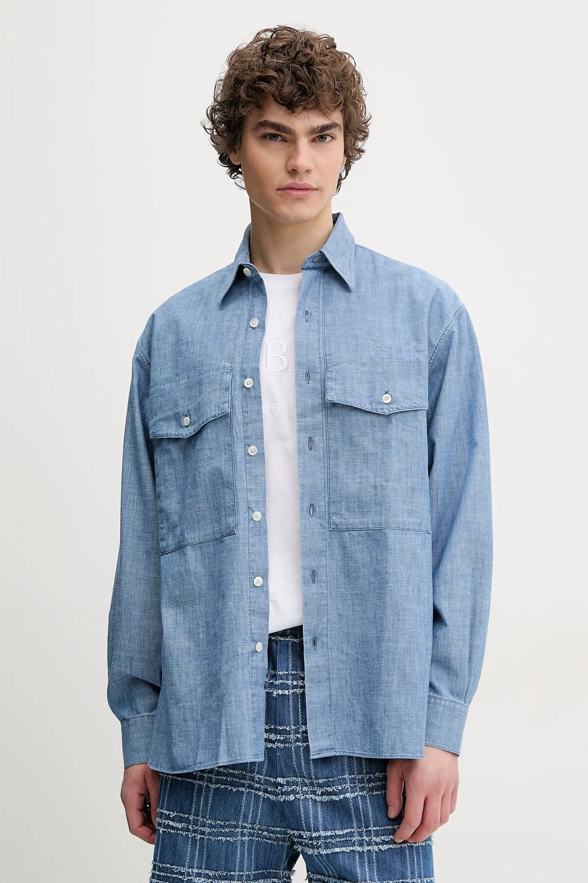 Рубашка из хлопка Sunflower, синий
Рубашка из хлопка Sunflower, синий