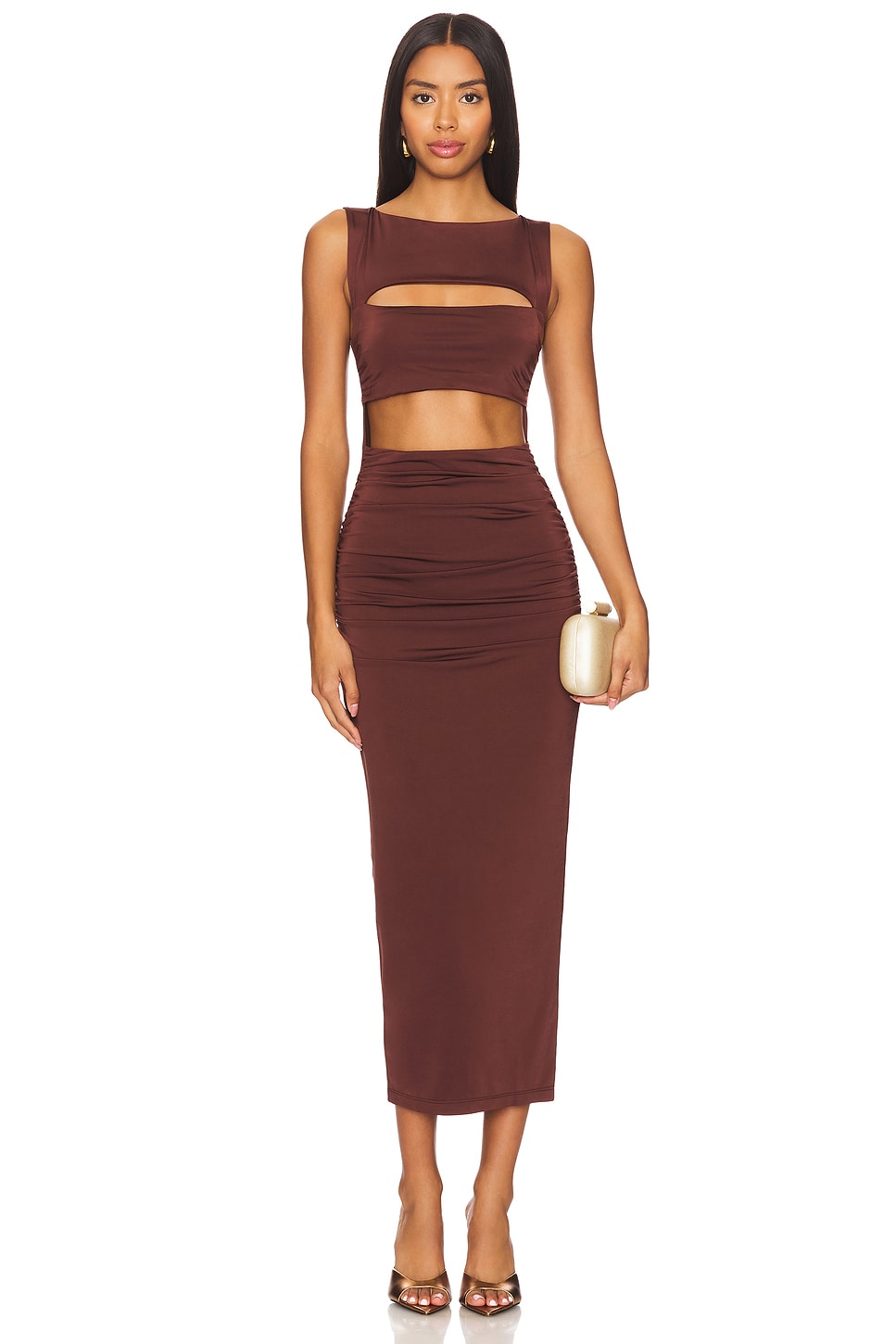 Платье миди enigma Nookie, коричневый
Платье миди enigma Nookie, коричневый