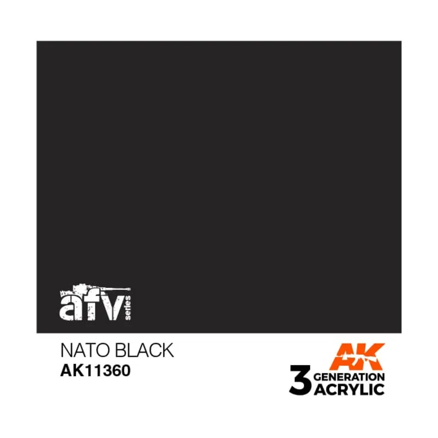 НАТО Черный, 3rd Gen Acrylic - AFV
НАТО Черный, 3rd Gen Acrylic - AFV