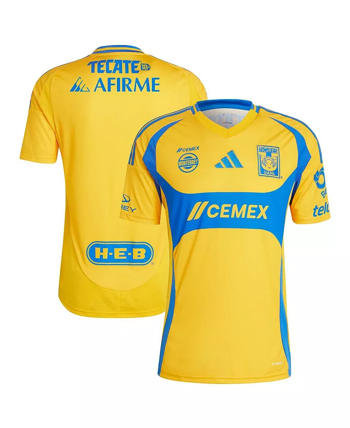 Мужская золотая реплика домашней футболки Tigres UANL 2024/25 adidas
Мужская золотая реплика домашней футболки Tigres UANL 2024/25 adidas