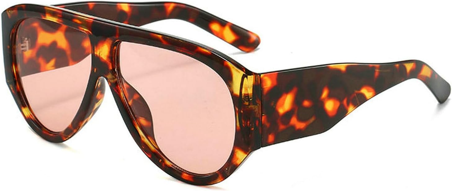 Солнцезащитные очки COTIA увеличенного размера в стиле «пилот» для женщин и мужчин, модные, с большой квадратной оправой, цельные, винтажные, с широкими дужками, Leopard Pink
Солнцезащитные очки COTIA увеличенного размера в стиле «пилот» для женщин и мужчин, модные, с большой квадратной оправой, цельные, винтажные, с широкими дужками, Leopard Pink