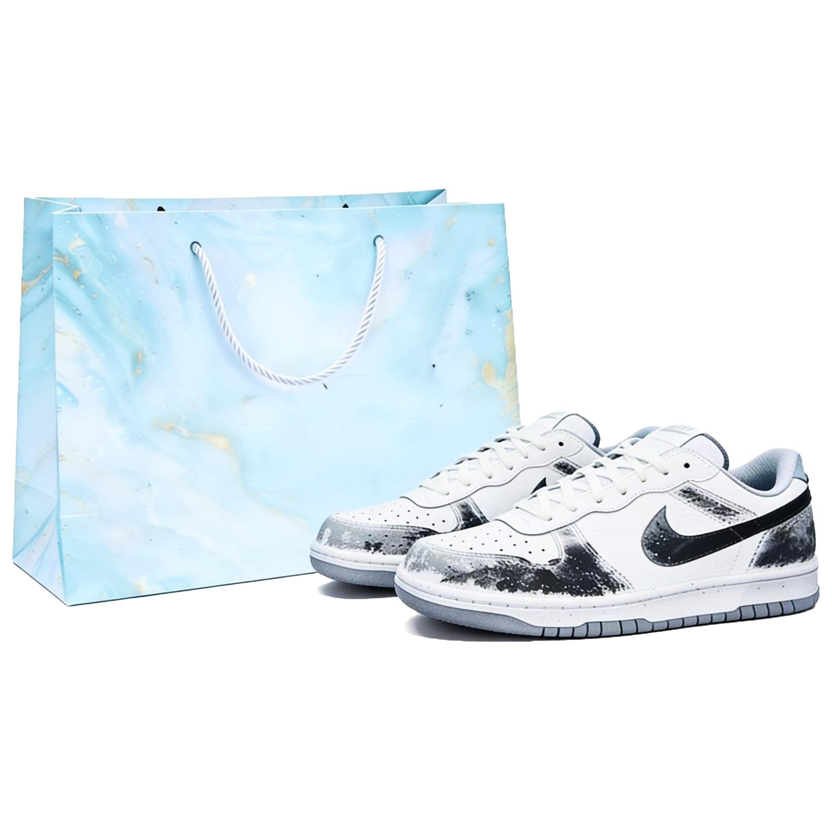 Nike Big Low Lu устойчивые к истиранию дышащие низкие кроссовки для скейтбординга унисекс черный белый
Nike Big Low Lu устойчивые к истиранию дышащие низкие кроссовки для скейтбординга унисекс черный белый