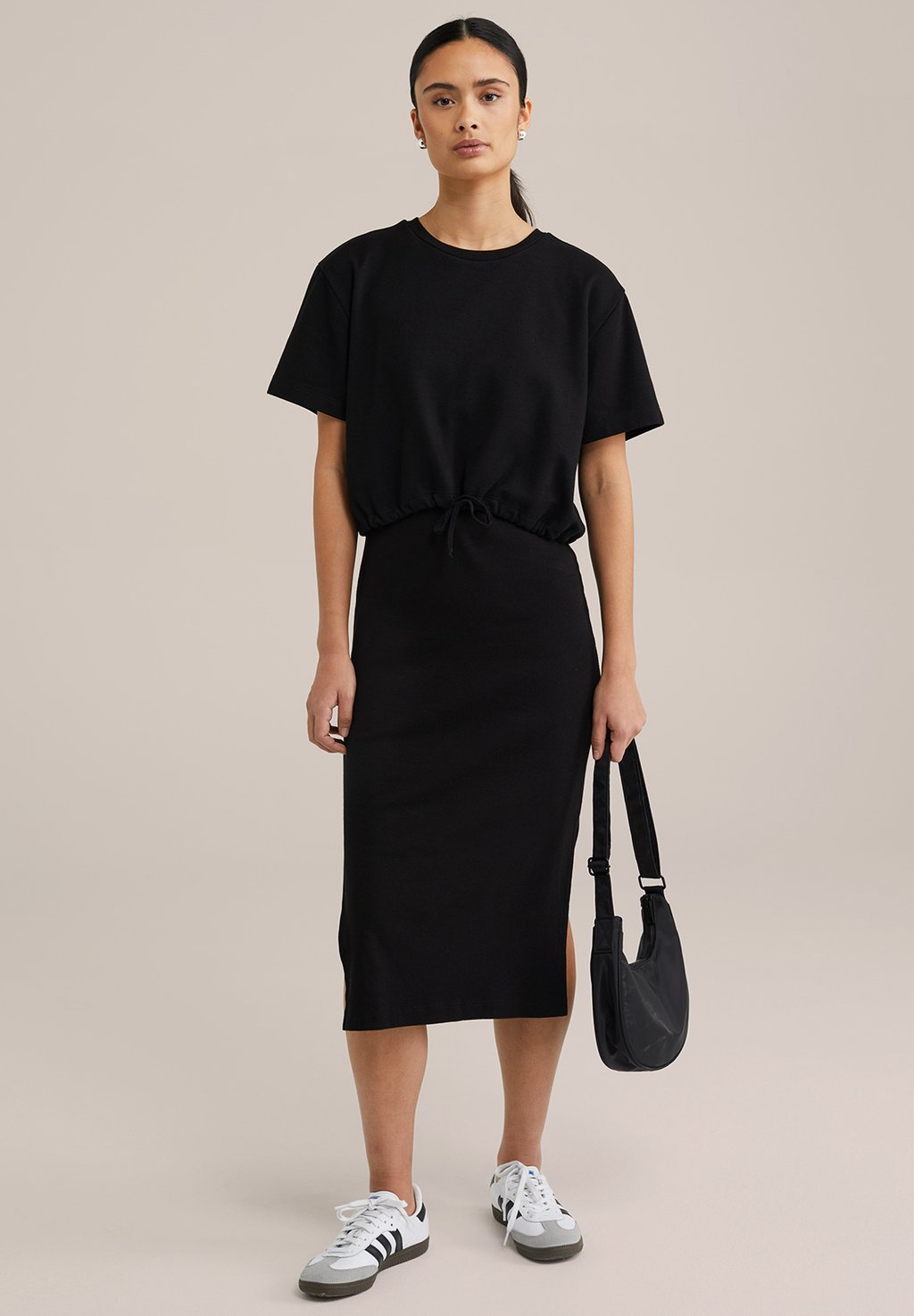 Платье из джерси WE Fashion, черный
Платье из джерси WE Fashion, черный