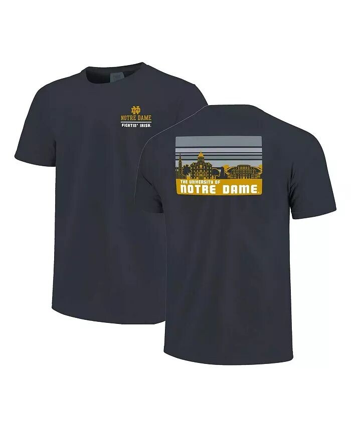 Футболка мужская темно-синяя Notre Dame Fighting Irish Striped Campus Skyline Image One
Футболка мужская темно-синяя Notre Dame Fighting Irish Striped Campus Skyline Image One