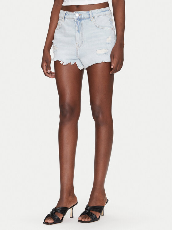 Джинсовые шорты обычного кроя UA5253 D0238 Liu Jo, синий 
Джинсовые шорты обычного кроя UA5253 D0238 Liu Jo, синий