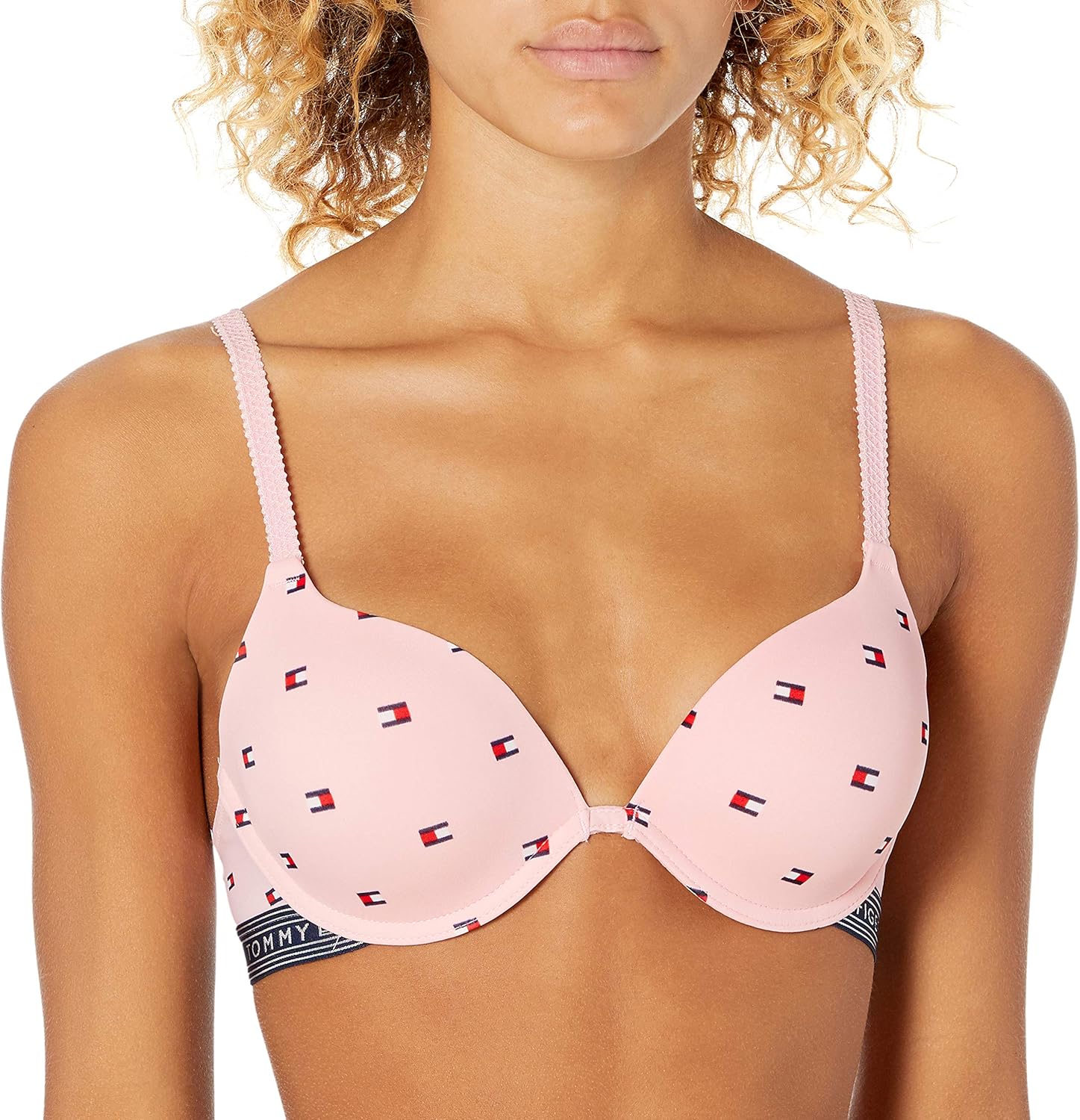 Женский бюстгальтер Tommy Hilfiger Micro Push Up с кружевными бретельками, Flag /Almond Blossom
Женский бюстгальтер Tommy Hilfiger Micro Push Up с кружевными бретельками, Flag /Almond Blossom