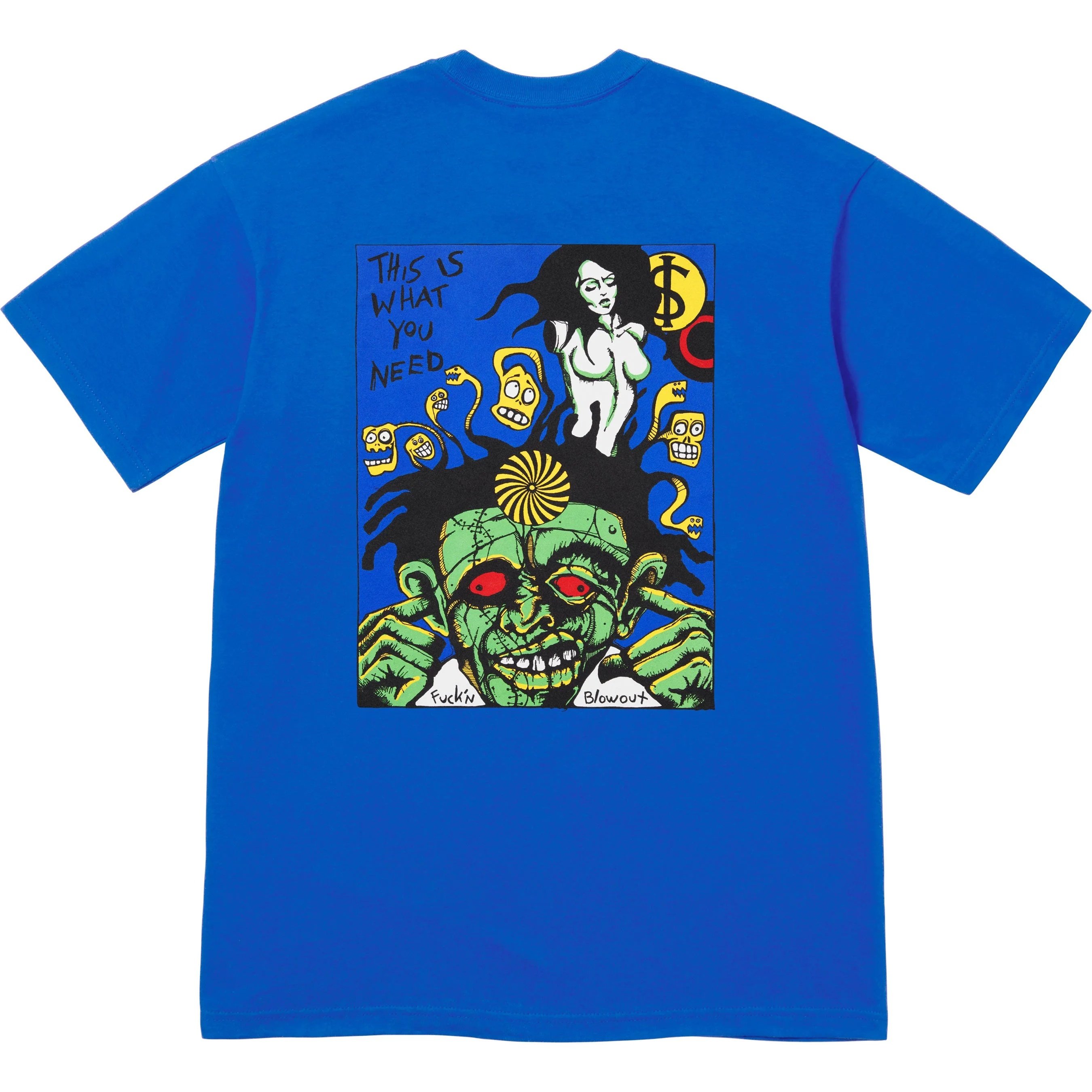 Футболка Blowout Tee Unisex Supreme, синий
Футболка Blowout Tee Unisex Supreme, синий