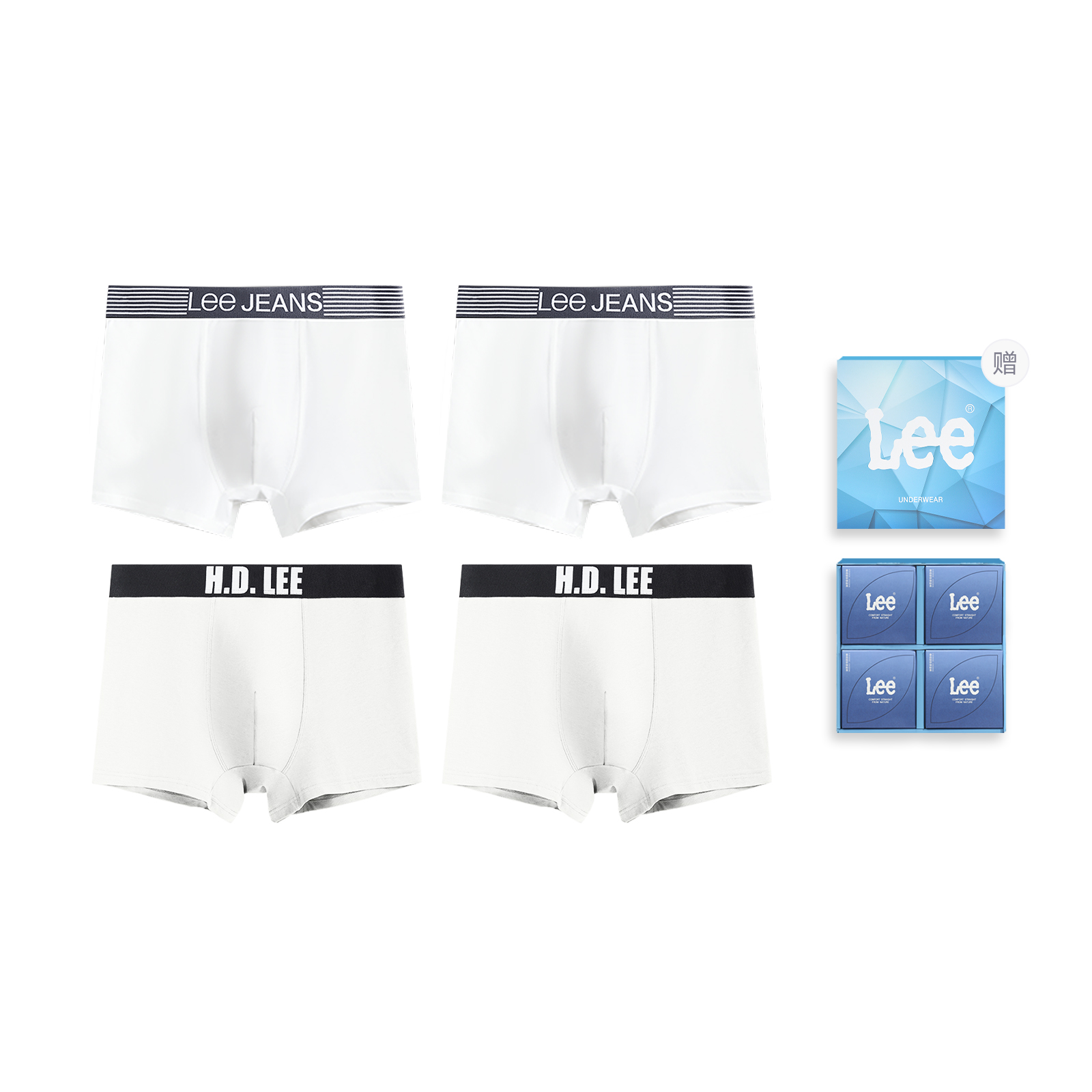 Xline трусы мужские 4 штуки подарочный набор Lee, белый
Xline трусы мужские 4 штуки подарочный набор Lee, белый