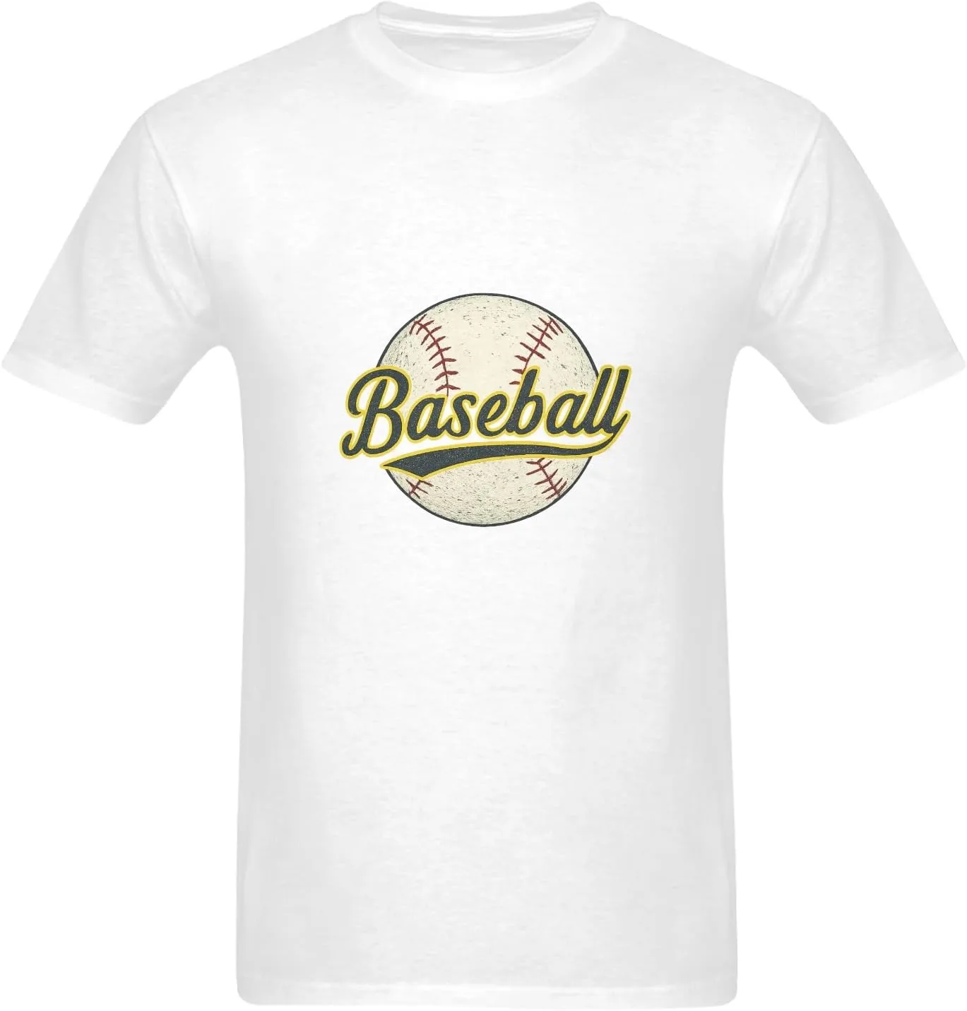 Футболка Vintage Baseball Sports Print, мягкий хлопковый состав, короткий рукав
Футболка Vintage Baseball Sports Print, мягкий хлопковый состав, короткий рукав