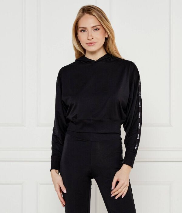 Толстовка женская Hugo Bodywear короткая с капюшоном, черный
Толстовка женская Hugo Bodywear короткая с капюшоном, черный