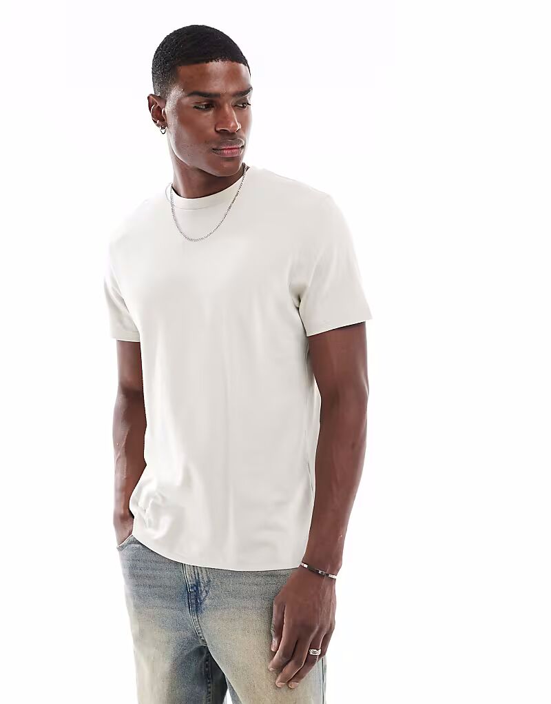 Футболка ASOS DESIGN с круглым вырезом и плотной отделкой в каменном цвете - STONE
Футболка ASOS DESIGN с круглым вырезом и плотной отделкой в каменном цвете - STONE