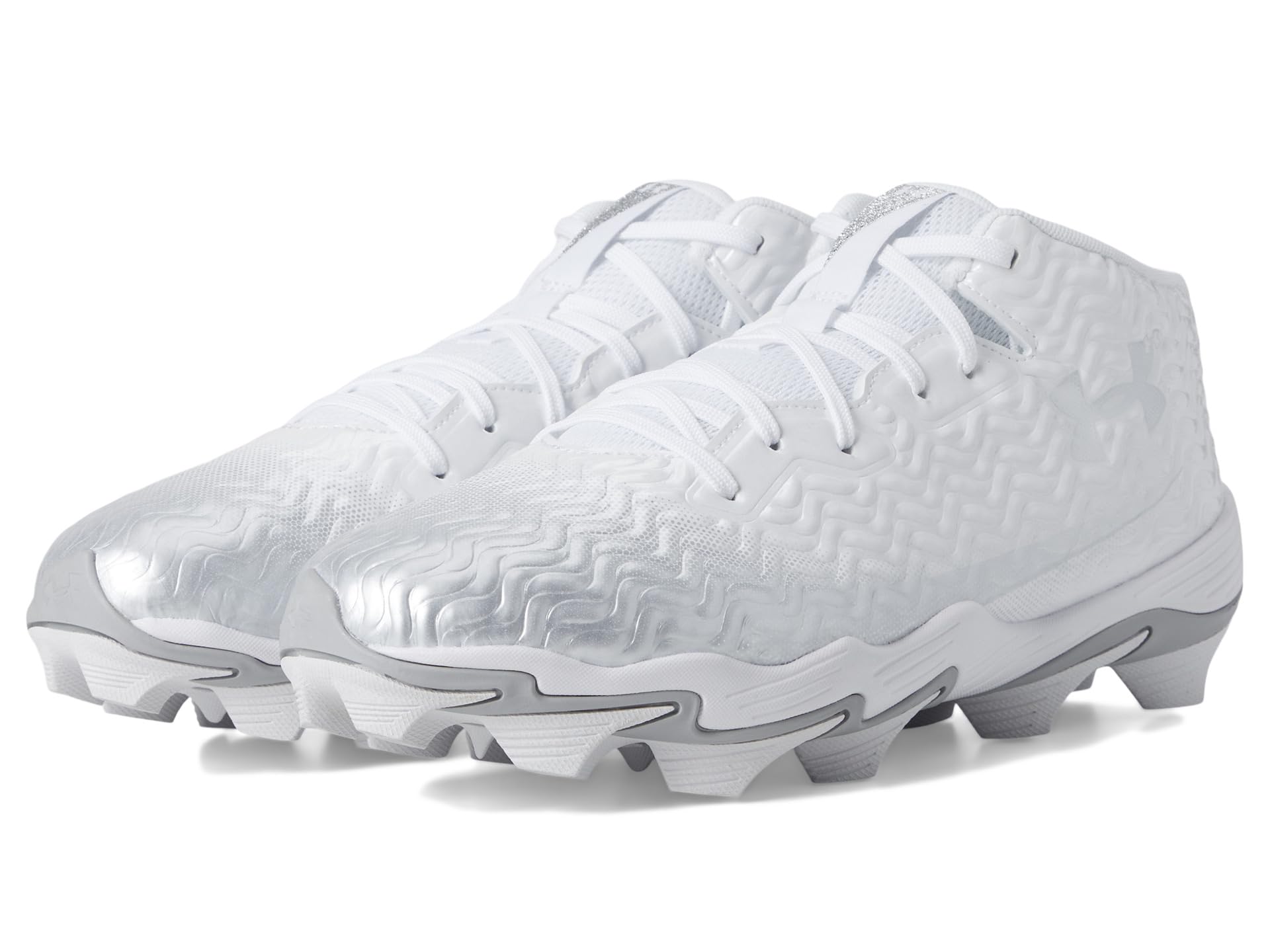 Кроссовки Under Armour Spotlight Hammer RM Football Cleats, цвет White/Metallic Silver/Metallic Silver
Кроссовки Under Armour Spotlight Hammer RM Football Cleats, цвет White/Metallic Silver/Metallic Silver