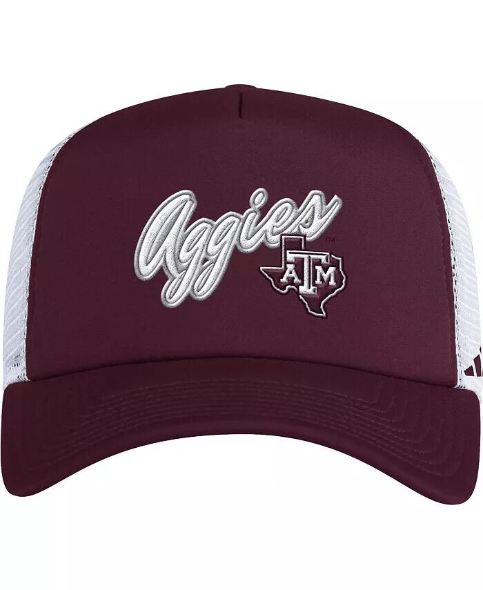 Мужская темно-бордовая кепка Texas A&M Aggies Script Trucker Snapback Adidas, красный
Мужская темно-бордовая кепка Texas A&M Aggies Script Trucker Snapback Adidas, красный