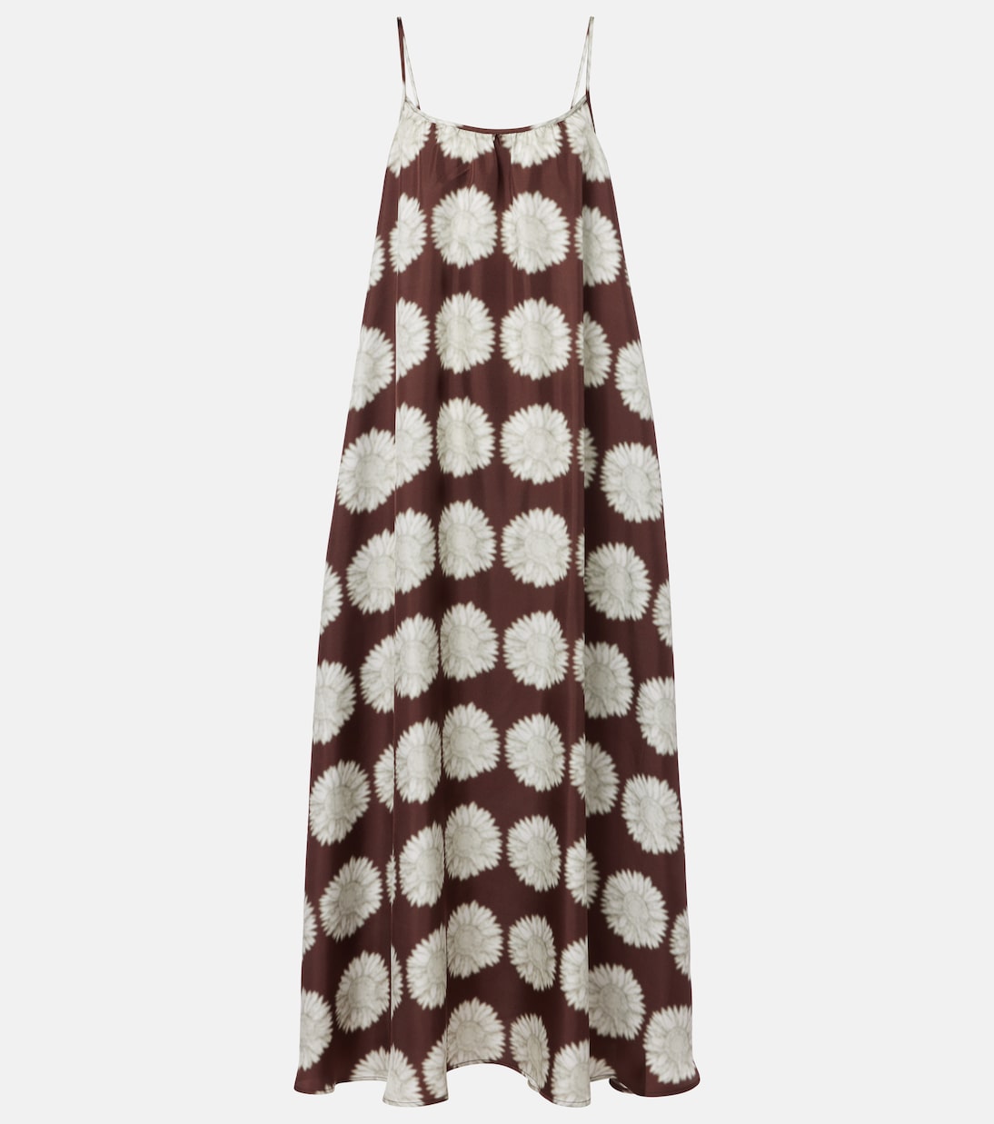 Неаполитанское цветочное платье макси из шелкового твила Asceno, Sunflower Mahogany
Неаполитанское цветочное платье макси из шелкового твила Asceno, Sunflower Mahogany