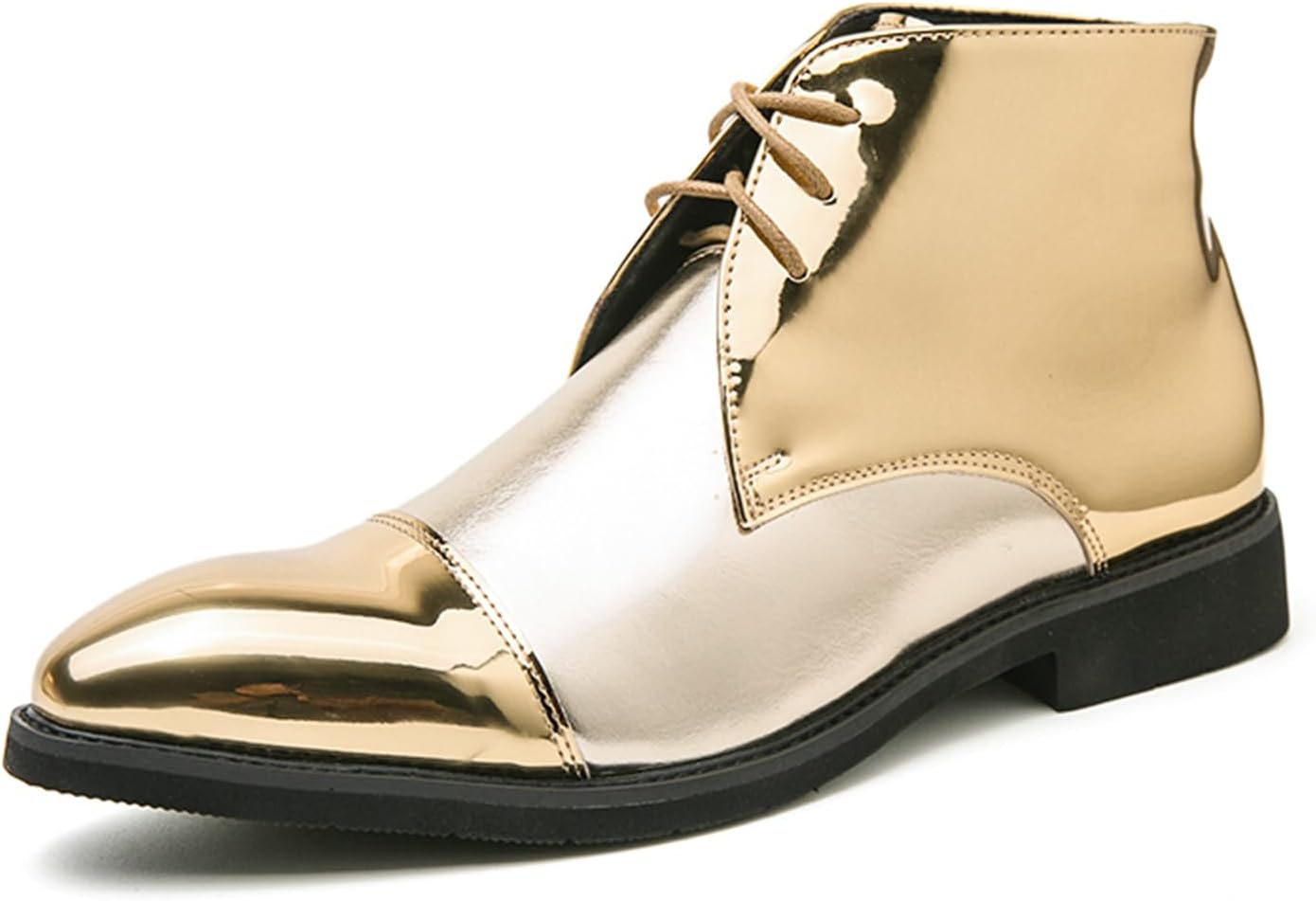 Мужские ботинки челси Abborora средней высоты, кожаные, без шнурков, модные ботильоны, золотой
Мужские ботинки челси Abborora средней высоты, кожаные, без шнурков, модные ботильоны, золотой