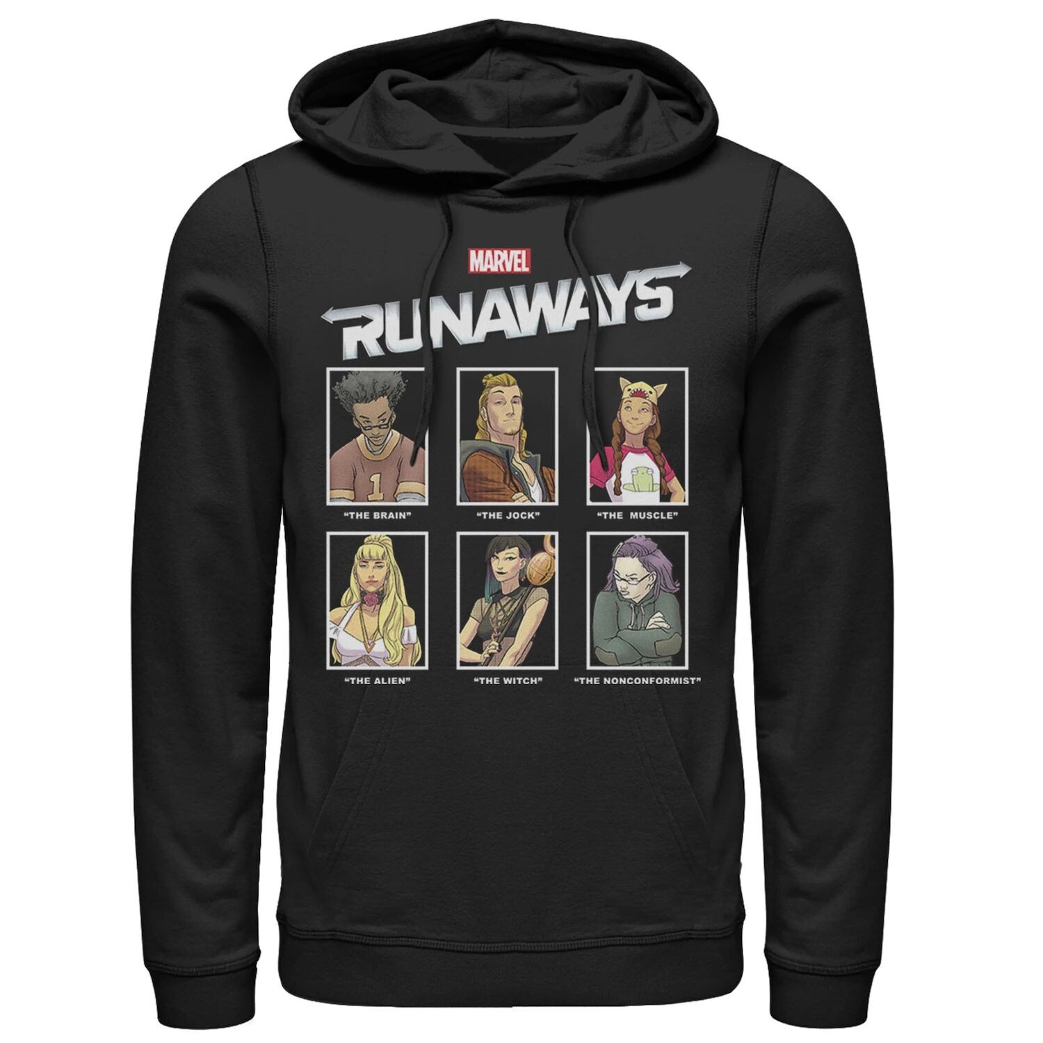 Мужская толстовка с рисунком из ежегодника Runaways с фотографиями Marvel
Мужская толстовка с рисунком из ежегодника Runaways с фотографиями Marvel