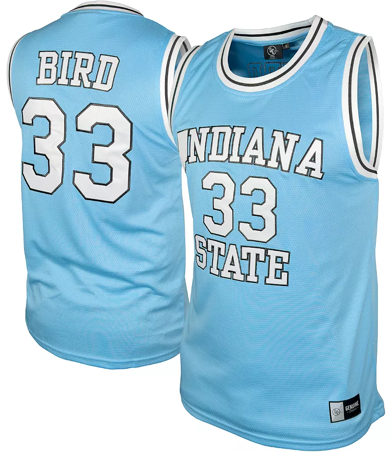 Подлинная коллективная мужская баскетбольная майка штата Индиана Сикамор Ларри Бёрда № 33, голубая реплика Genuine Collective
Подлинная коллективная мужская баскетбольная майка штата Индиана Сикамор Ларри Бёрда № 33, голубая реплика Genuine Collective