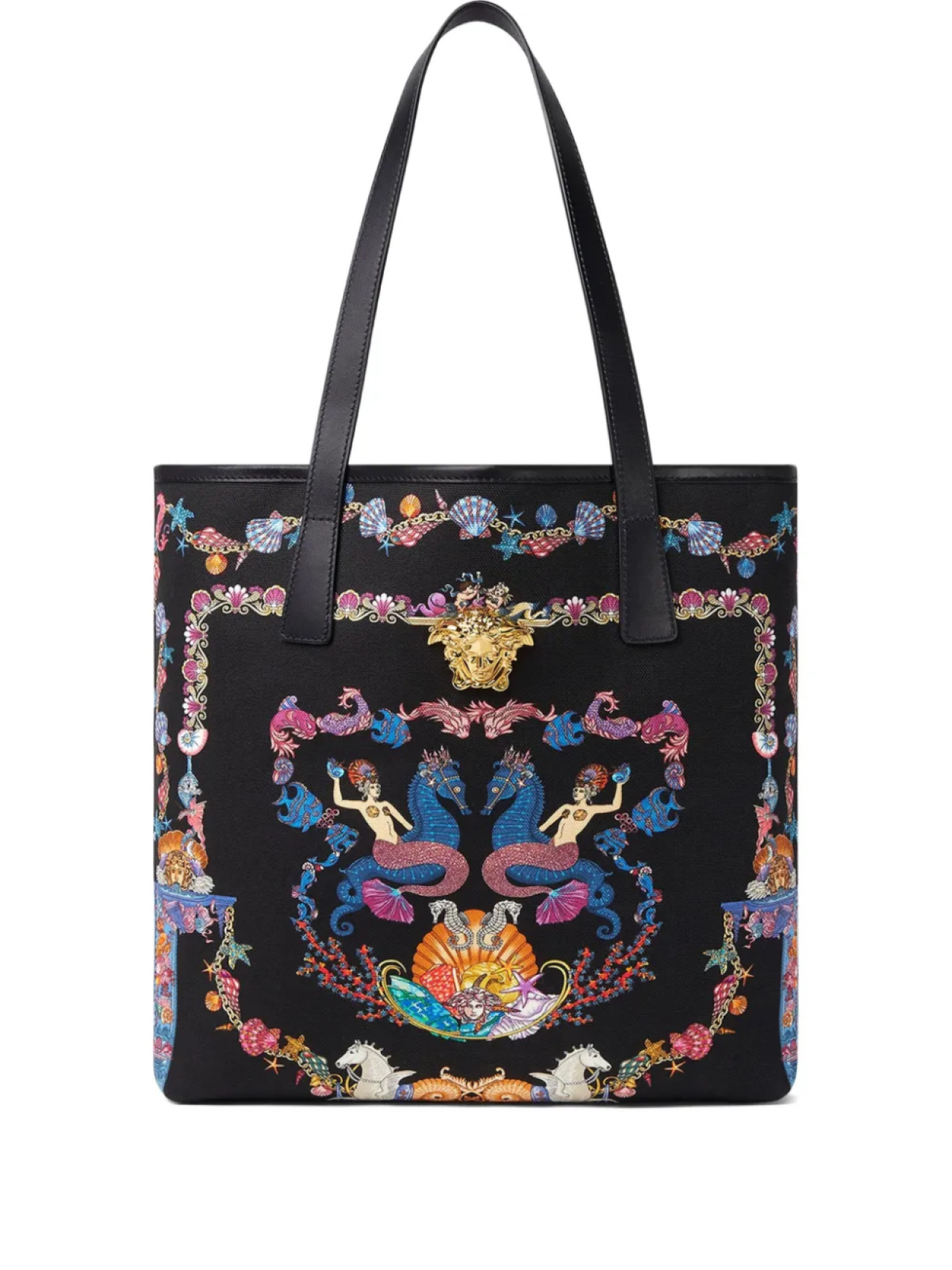 Versace сумка-тоут Coral Theater, черный 
Versace сумка-тоут Coral Theater, черный