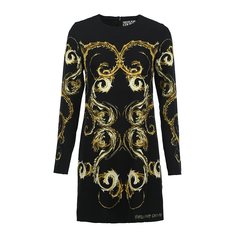 Платье мини с принтом couture VERSACE JEANS COUTURE, черный
Платье мини с принтом couture VERSACE JEANS COUTURE, черный