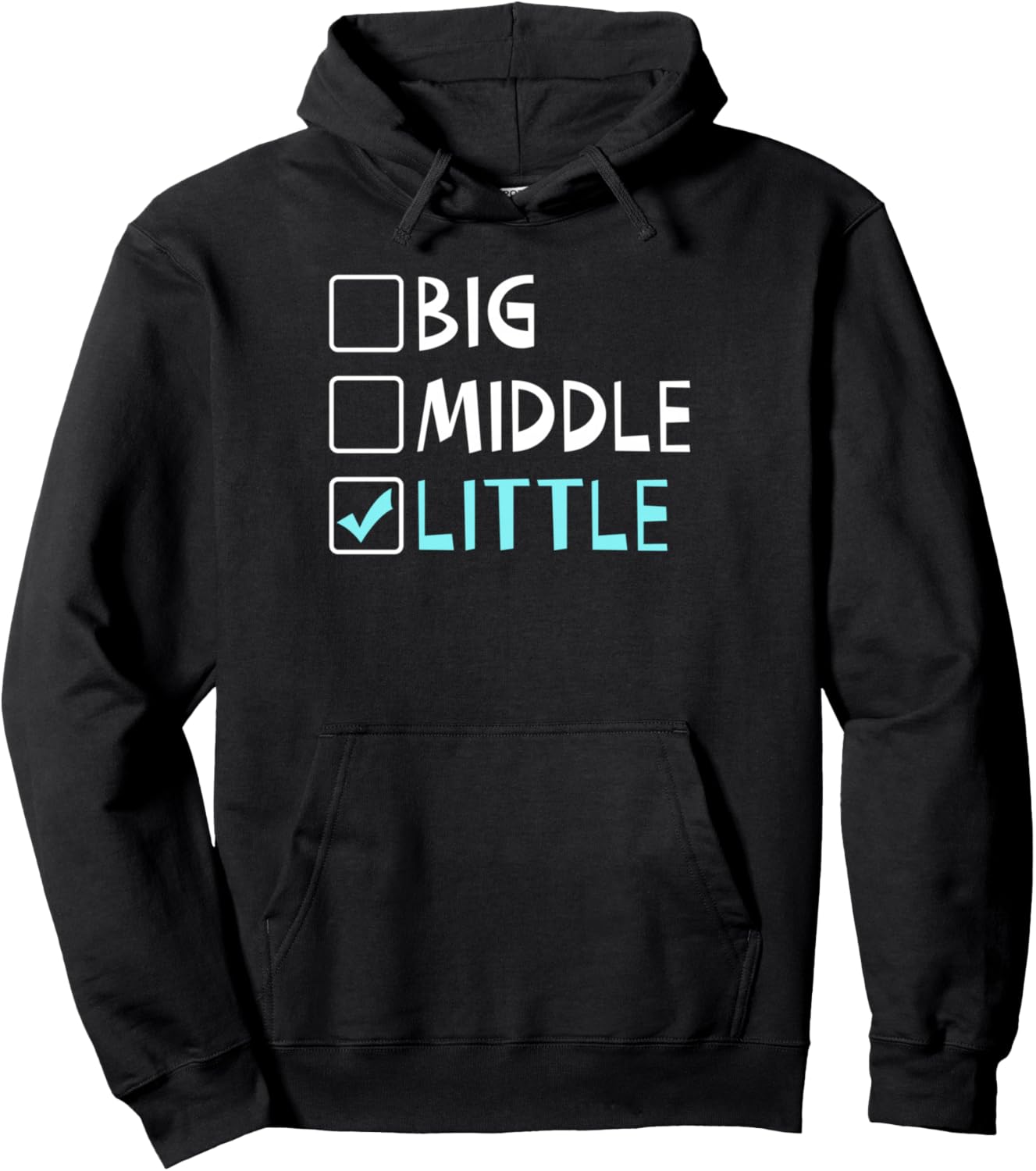 Толстовка Старший, Средний, Младший брат Little Brother Gifts, черный
Толстовка Старший, Средний, Младший брат Little Brother Gifts, черный