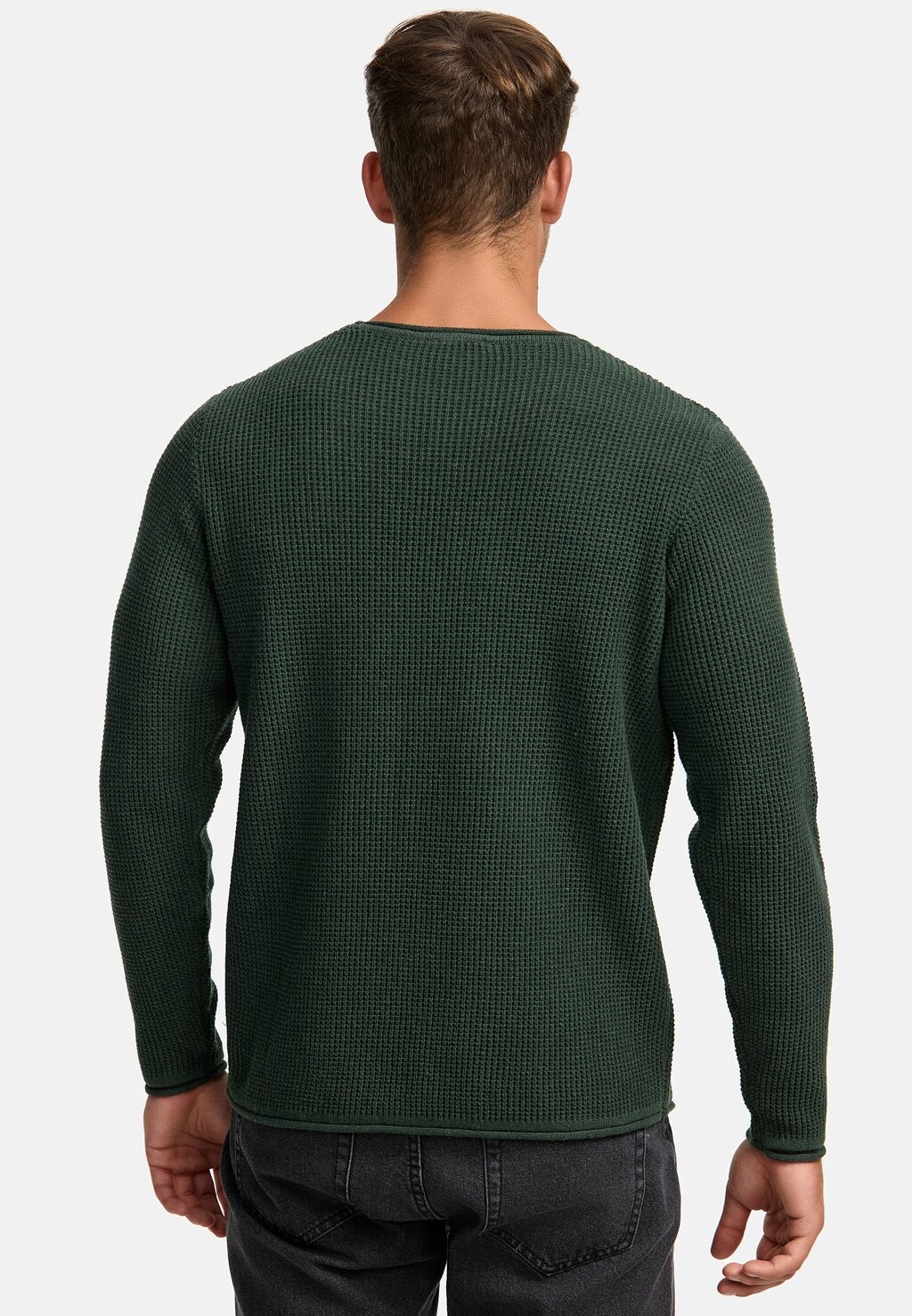 Джемпер INDICODE JEANS, темно-зеленый 
Джемпер INDICODE JEANS, темно-зеленый