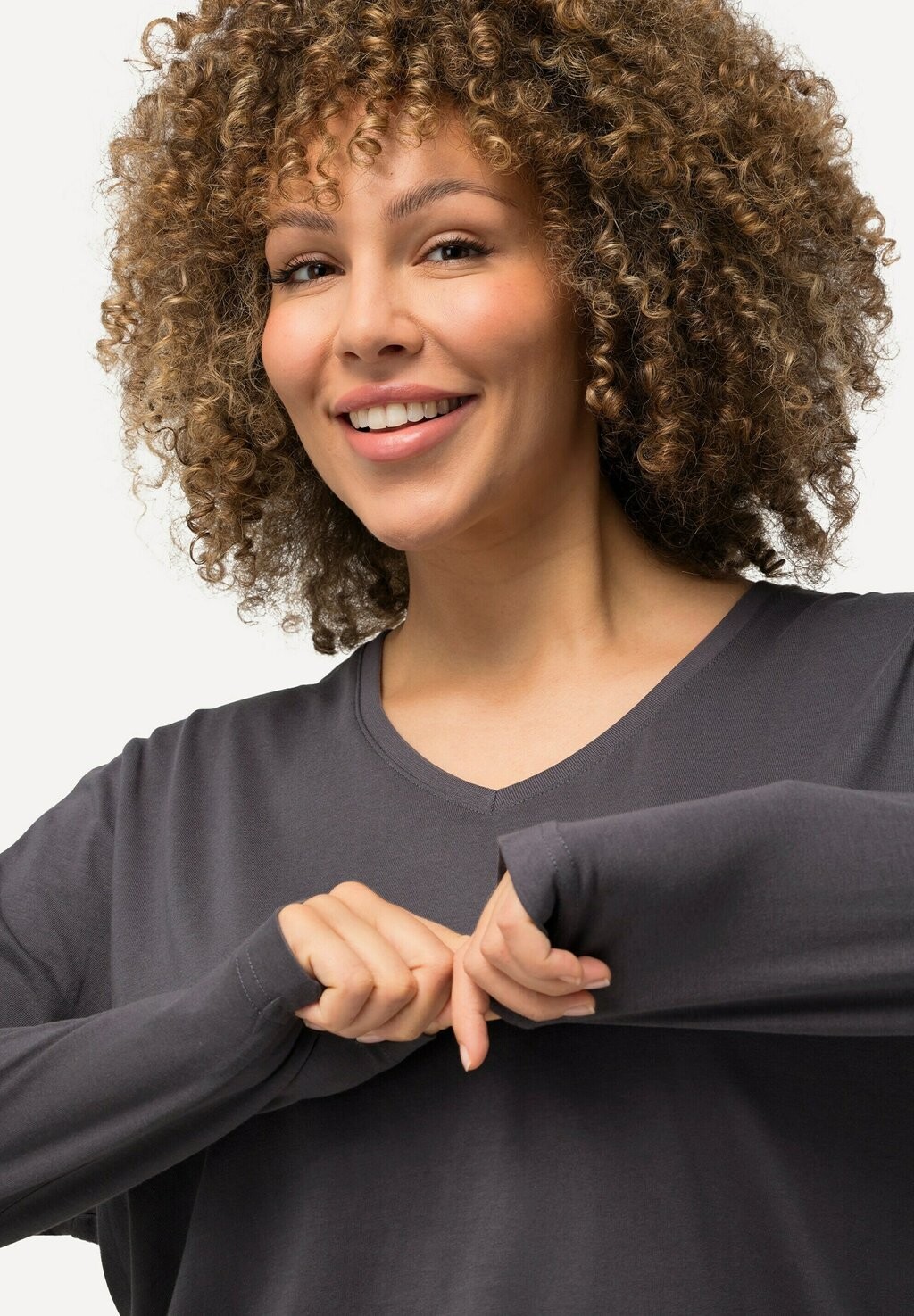 Топ с длинными рукавами GROSSE GRÖSSEN BASIC Ulla Popken, серый
Топ с длинными рукавами GROSSE GRÖSSEN BASIC Ulla Popken, серый