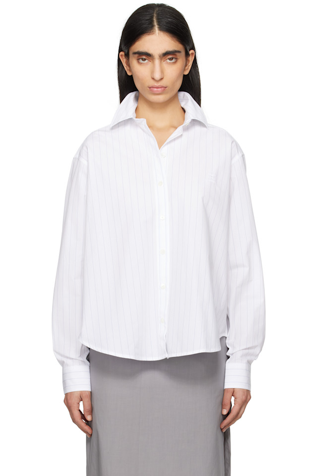 Рубашка в полоску с монограммой Toteme, мультиколор
Рубашка в полоску с монограммой Toteme, мультиколор