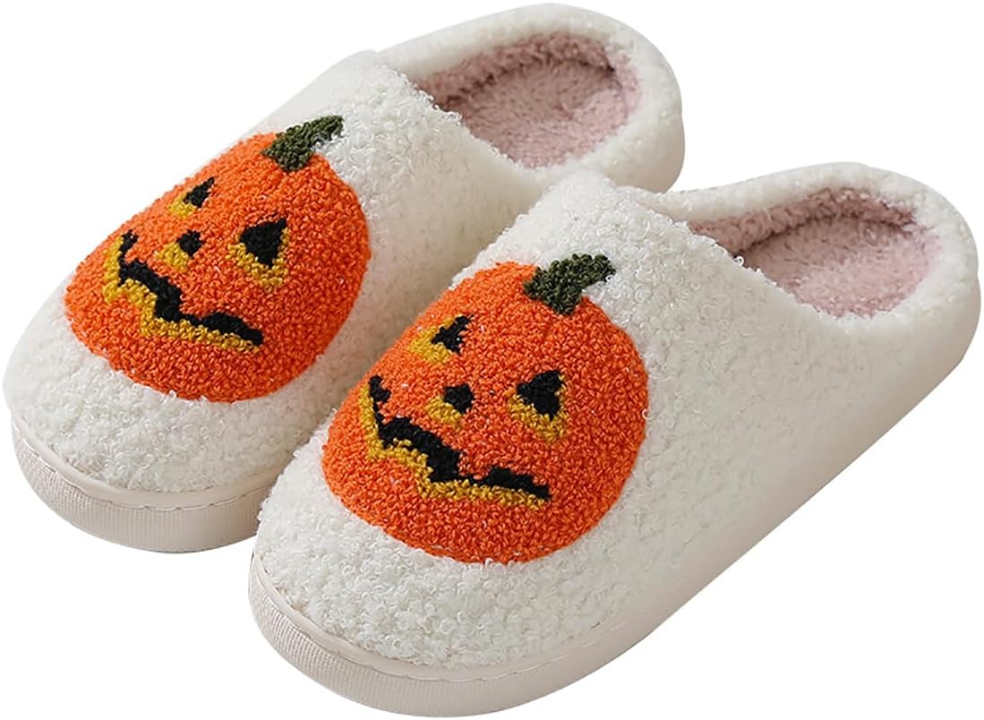 Тапочки QBTZJ «Хэллоуинский призрак» для женщин и мужчин, смешной череп, пушистые тапочки, мягкие, теплые, легкие, для дома и улицы, Pumpkin 1
Тапочки QBTZJ «Хэллоуинский призрак» для женщин и мужчин, смешной череп, пушистые тапочки, мягкие, теплые, легкие, для дома и улицы, Pumpkin 1