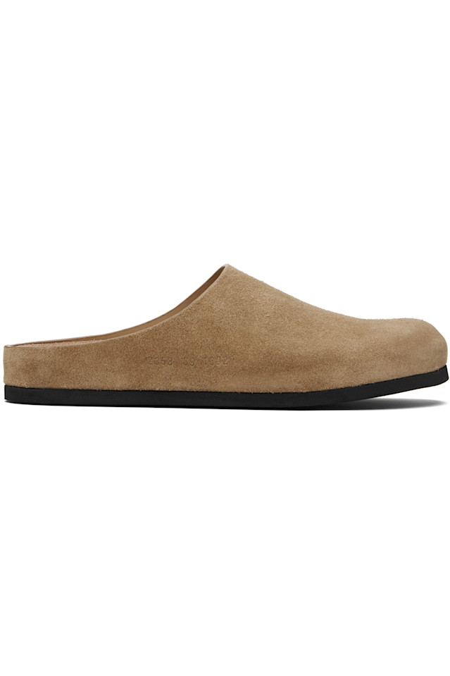 Замшевые лоферы-сабо Common Projects, Tan
Замшевые лоферы-сабо Common Projects, Tan