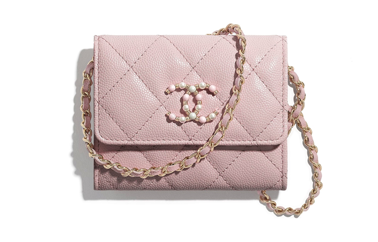 CHANEL Сумка через плечо и кошелек из телячьей кожи и металла, женская, светло-розовый
CHANEL Сумка через плечо и кошелек из телячьей кожи и металла, женская, светло-розовый