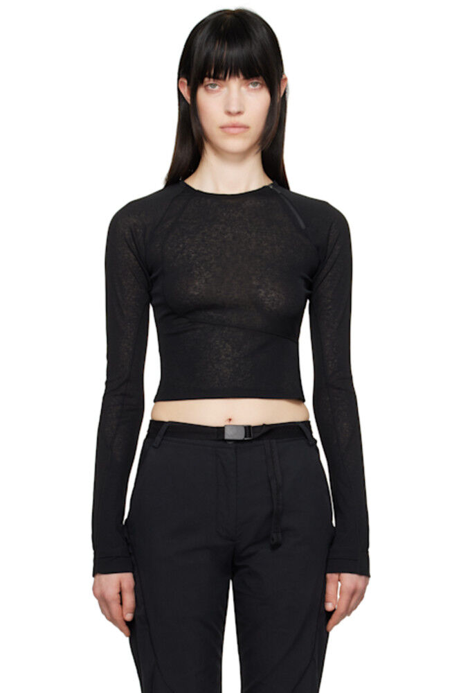 Черная футболка Helix с длинным рукавом HYEIN SEO
Черная футболка Helix с длинным рукавом HYEIN SEO