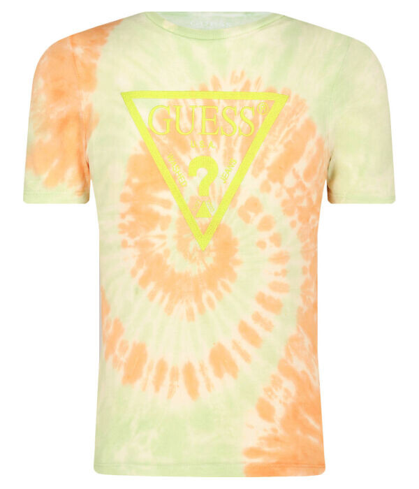 Футболка детская Guess в стиле тай-дай, мультиколор
Футболка детская Guess в стиле тай-дай, мультиколор