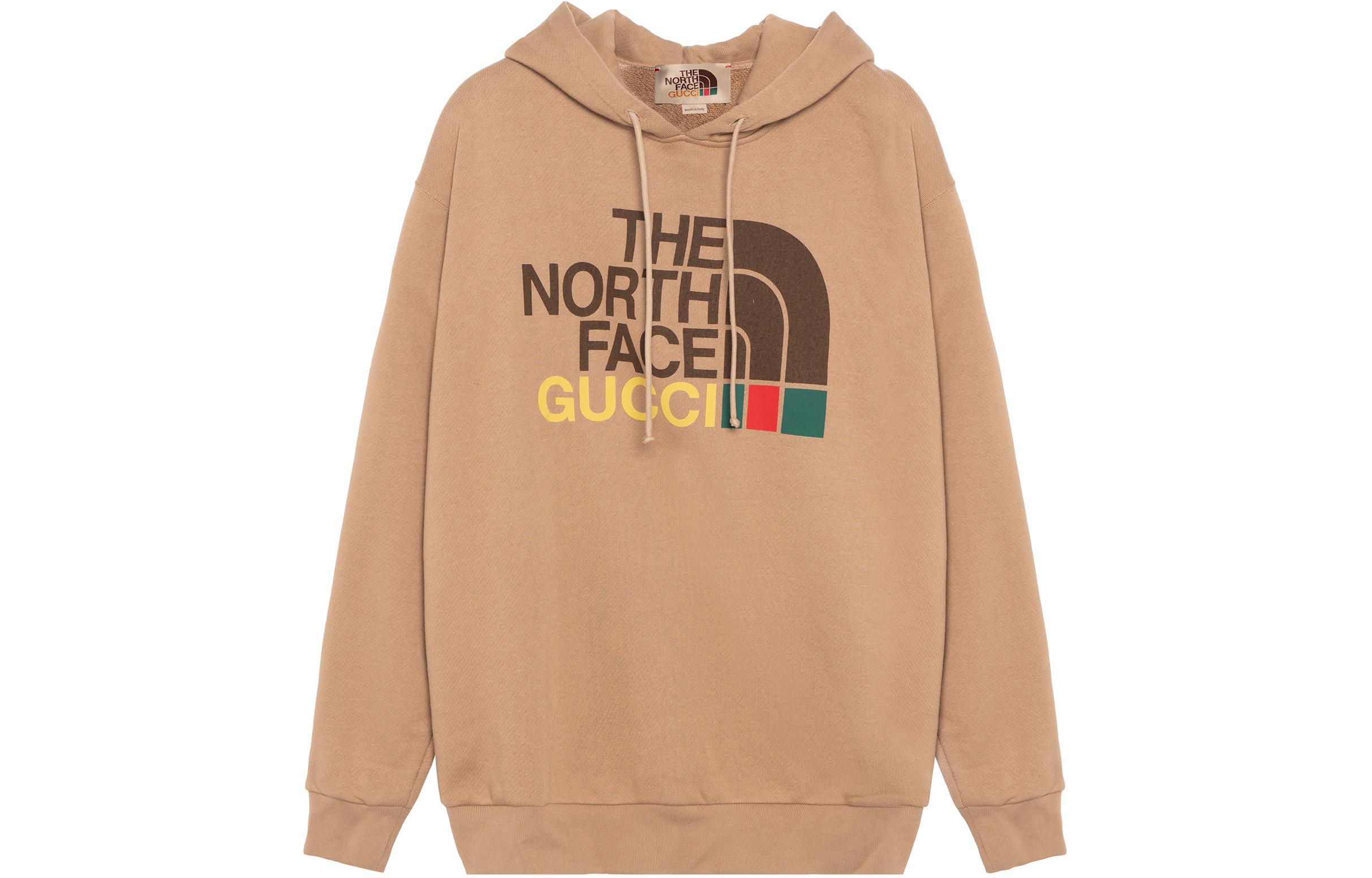 Футболка The North Face с капюшоном из хлопка коричневая GUCCI, молочный чай
Футболка The North Face с капюшоном из хлопка коричневая GUCCI, молочный чай