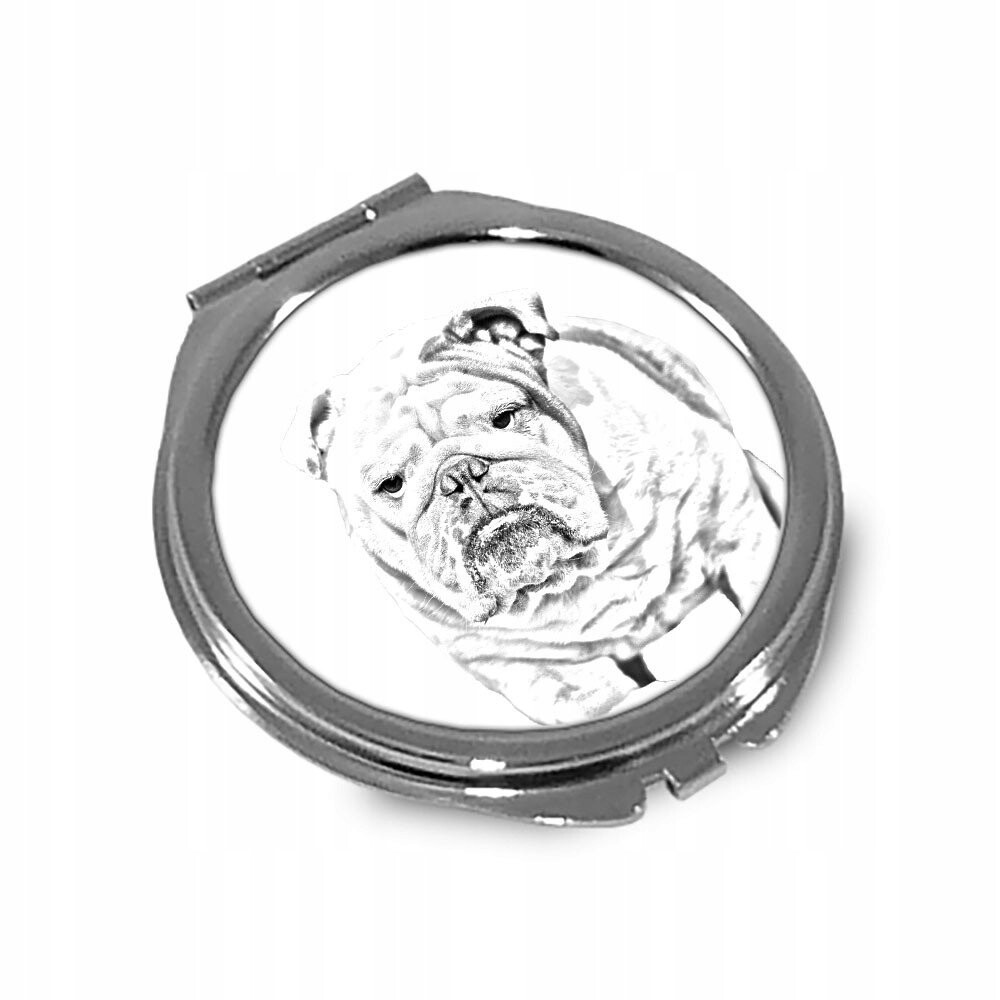 Английское бульдог Складное карманное зеркало Inna Marka
Английское бульдог Складное карманное зеркало Inna Marka