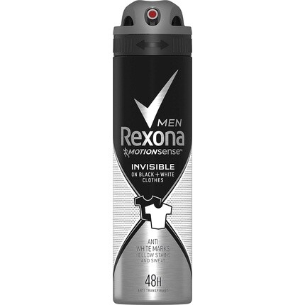 Rexona Men Invisible Black and White Дезодорант-антиперспирант-спрей 150 мл
Rexona Men Invisible Black and White Дезодорант-антиперспирант-спрей 150 мл