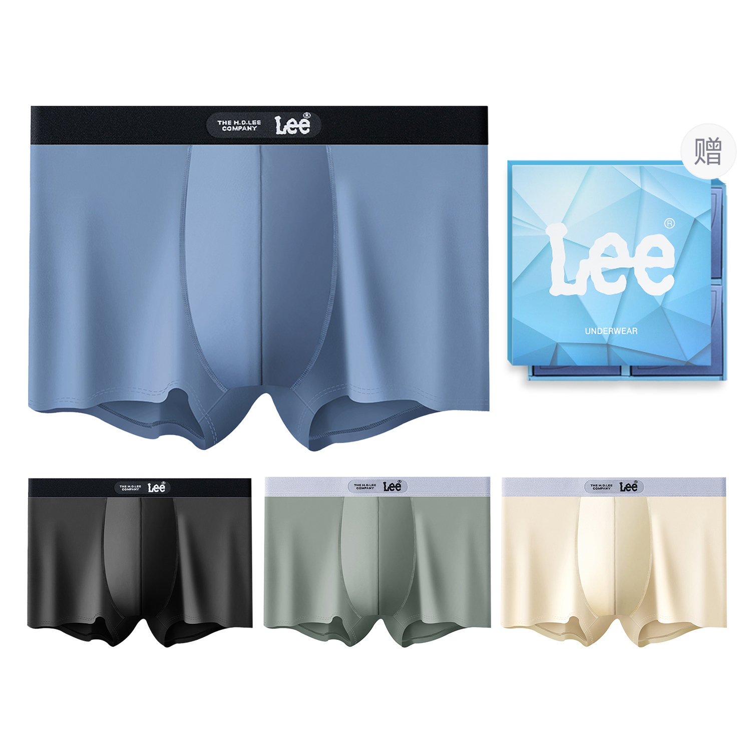 Lee Подарочный набор мужского белья 4 шт
Lee Подарочный набор мужского белья 4 шт