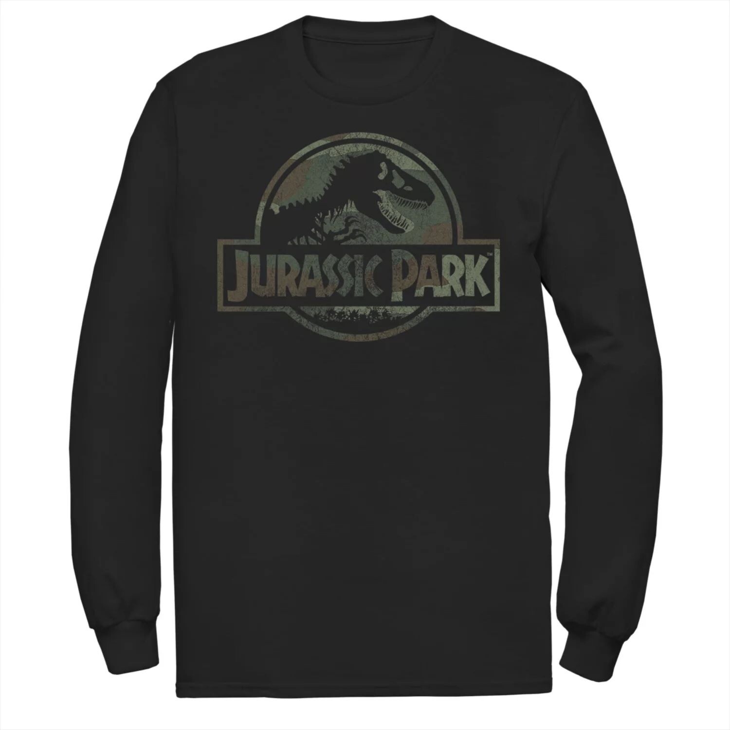 Мужская футболка с камуфляжным логотипом «Парк Юрского периода» Fossil, Black Licensed Character, черный
Мужская футболка с камуфляжным логотипом «Парк Юрского периода» Fossil, Black Licensed Character, черный