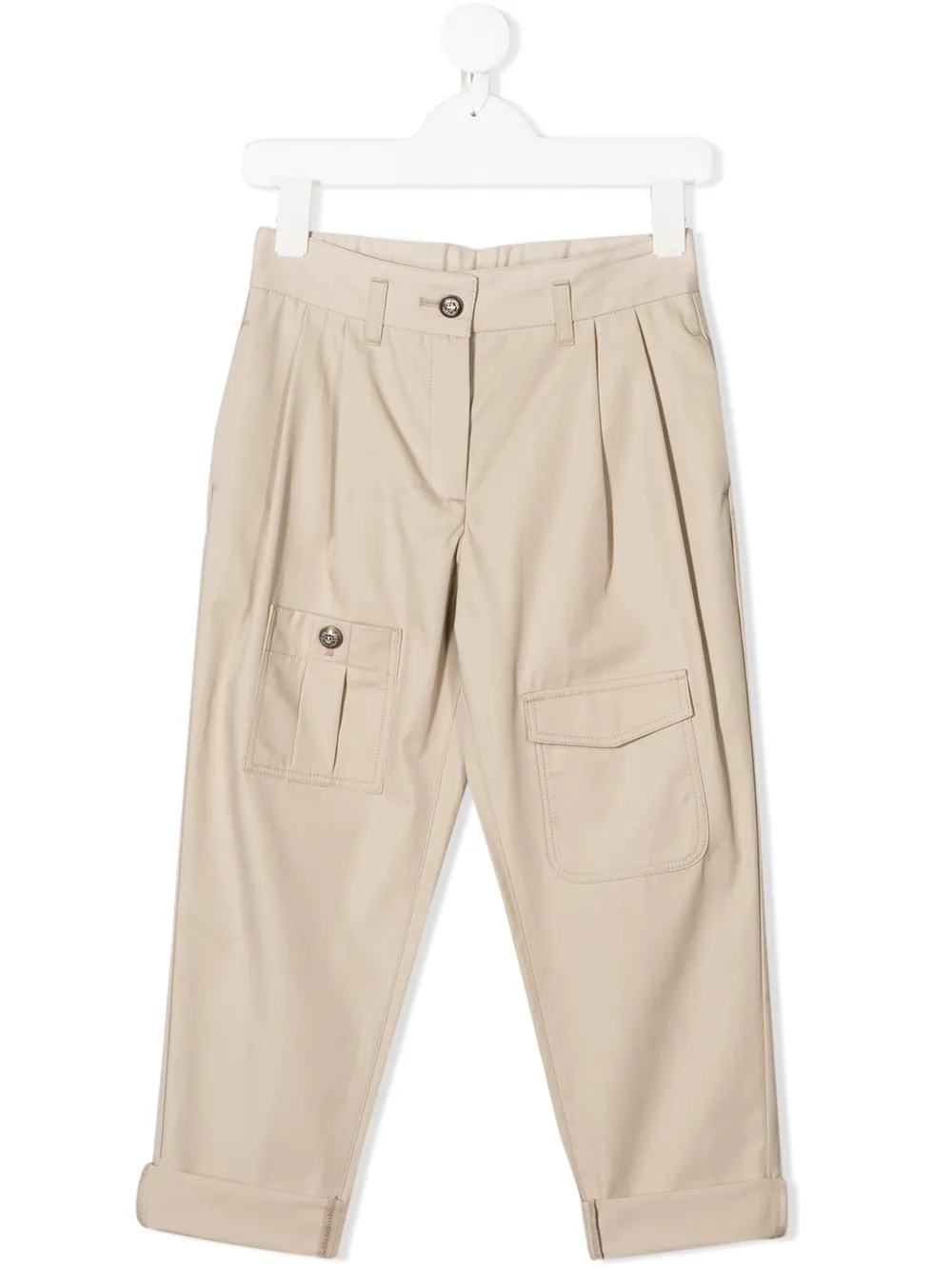 Брюки с карманами и складками Dolce & Gabbana Kids, нейтральный
Брюки с карманами и складками Dolce & Gabbana Kids, нейтральный