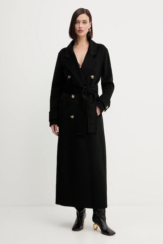 Шерстяное пальто Fracomina, черный
Шерстяное пальто Fracomina, черный