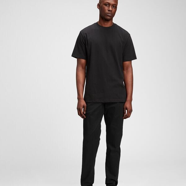 Облегающие брюки из эластичного хлопка Gap, черный
Облегающие брюки из эластичного хлопка Gap, черный