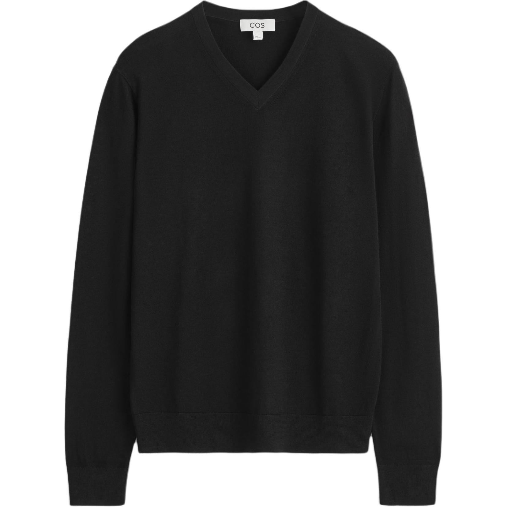 COS Трикотажный свитер мужской черный
COS Трикотажный свитер мужской черный