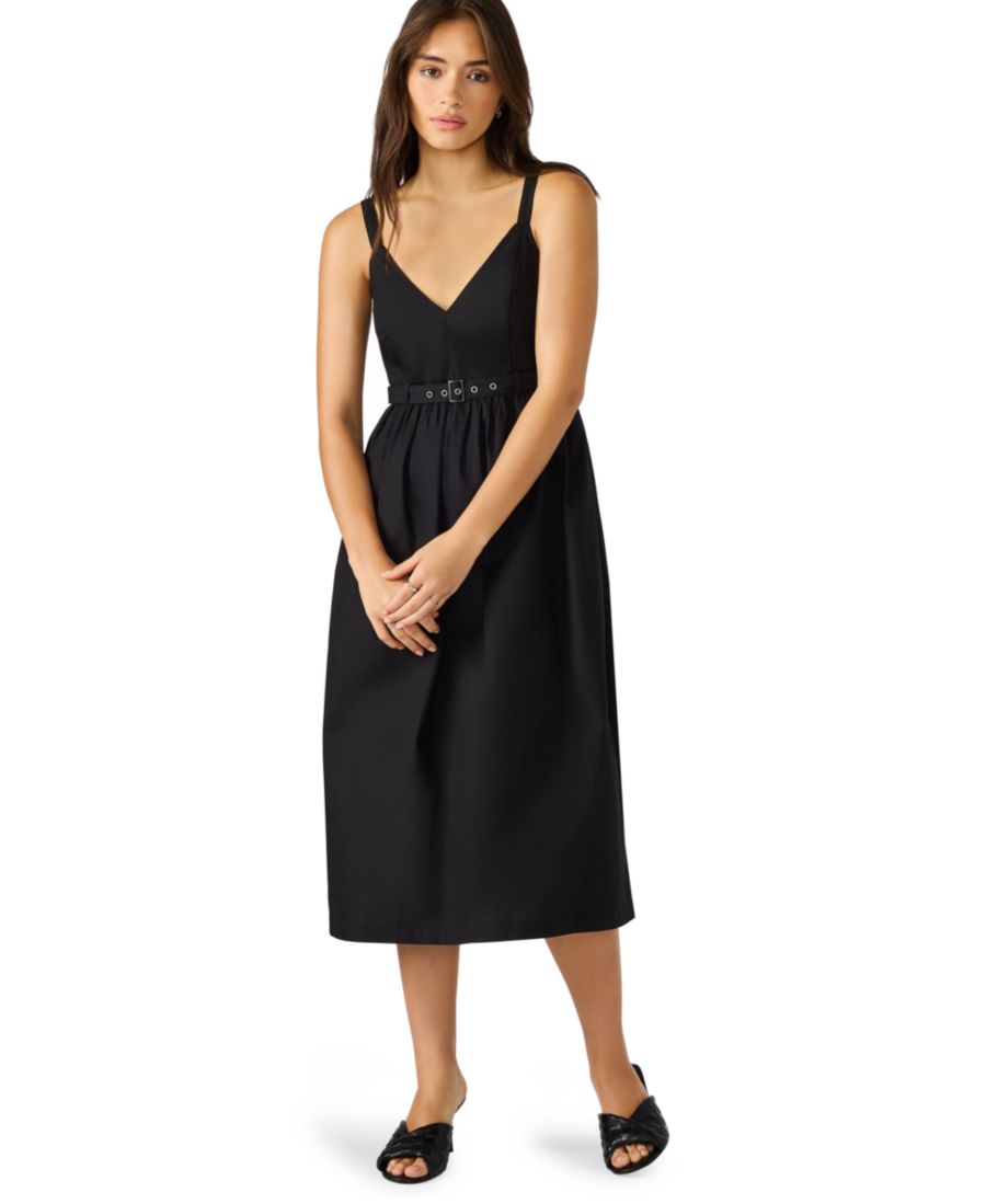 Женское миди-платье Juno с поясом и V-образным вырезом Steve Madden, Black
Женское миди-платье Juno с поясом и V-образным вырезом Steve Madden, Black