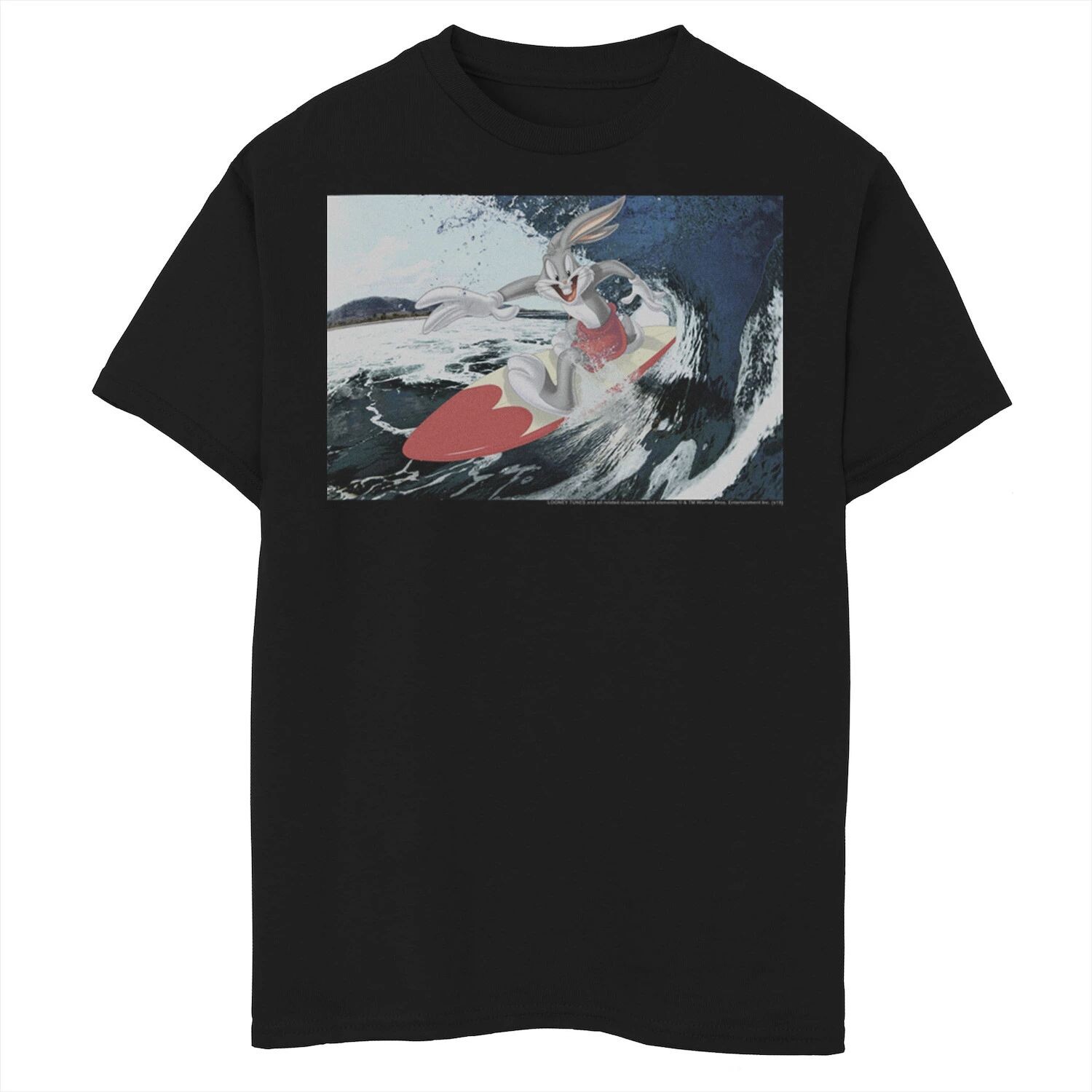 Футболка с изображением портрета Looney Tunes Bugs Bunny Surf The Wave для мальчиков 8–20 лет Licensed Character, черный
Футболка с изображением портрета Looney Tunes Bugs Bunny Surf The Wave для мальчиков 8–20 лет Licensed Character, черный