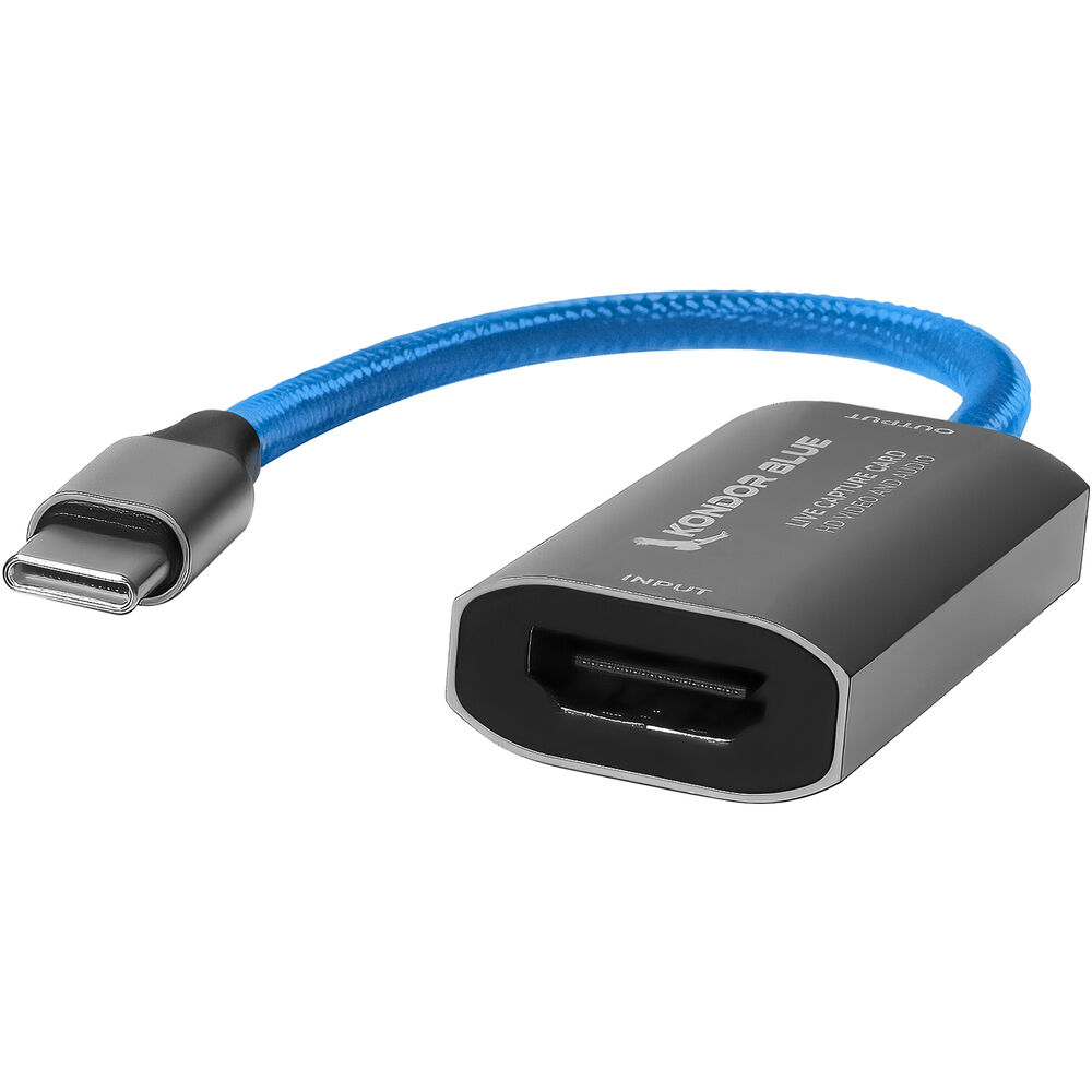 Карта захвата Kondor Blue HDMI - USB-C для потоковой передачи видео и звука
Карта захвата Kondor Blue HDMI - USB-C для потоковой передачи видео и звука