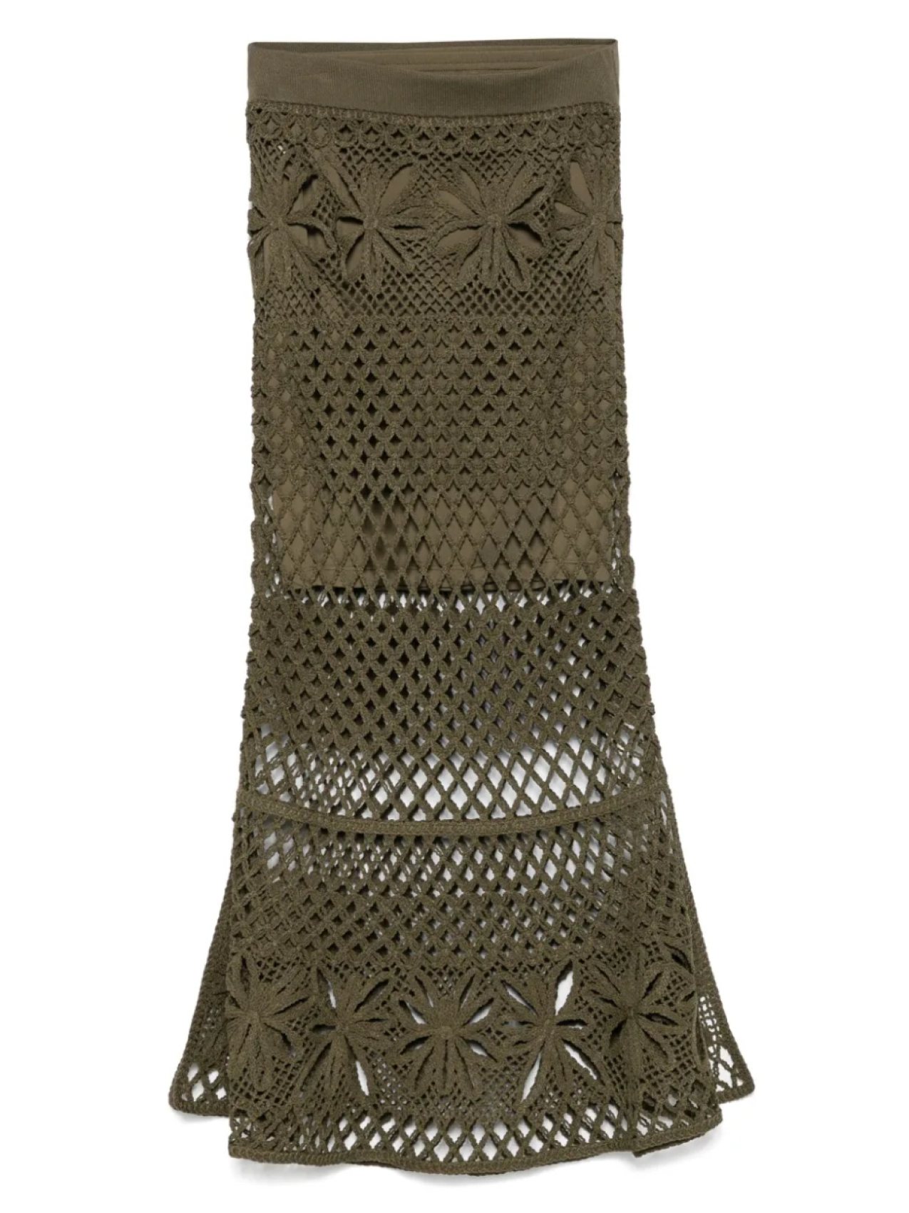 Юбка миди крючком PINKO, зеленый
Юбка миди крючком PINKO, зеленый