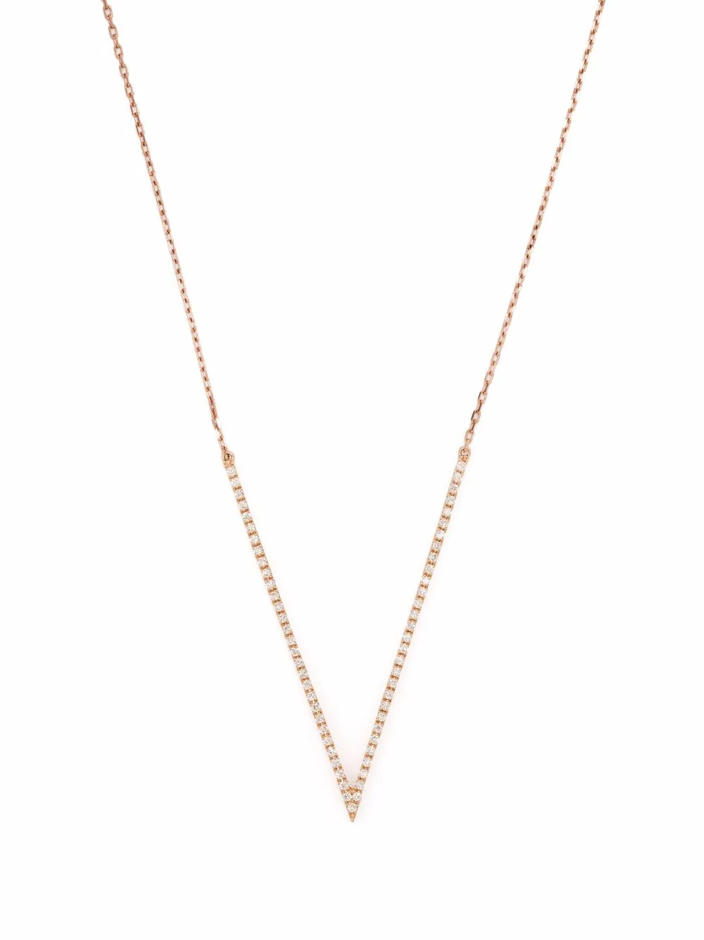 Колье Big V из розового золота с бриллиантами Djula, розовый
Колье Big V из розового золота с бриллиантами Djula, розовый