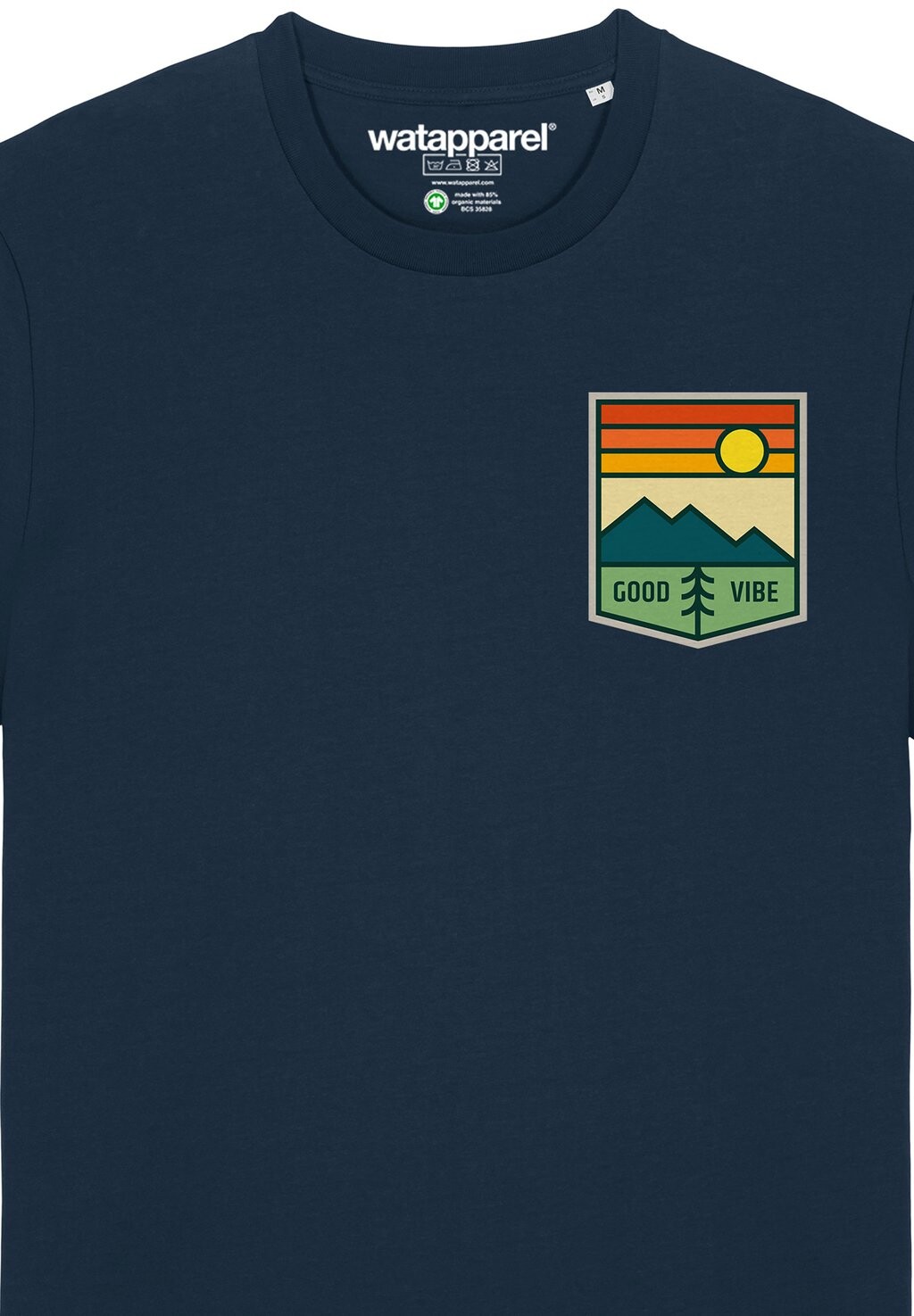 Футболка с принтом GOOD VIBE watapparel, темно-синий
Футболка с принтом GOOD VIBE watapparel, темно-синий